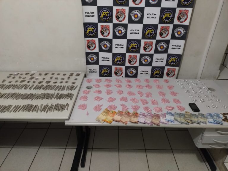 PM detém homem e adolescente com drogas em ocorrências durante o fim de semana