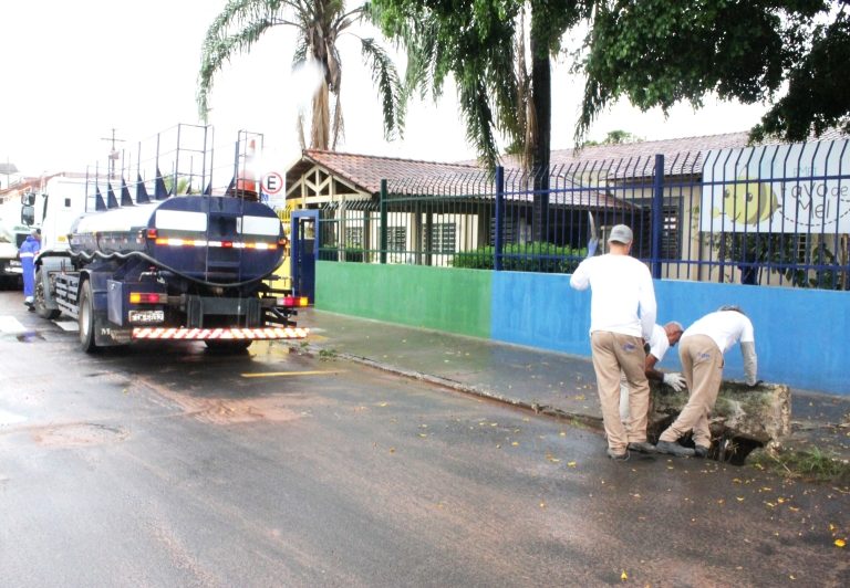 Marília registra 50 milímetros de chuva em 24h e tem escola infantil castigada pelas águas