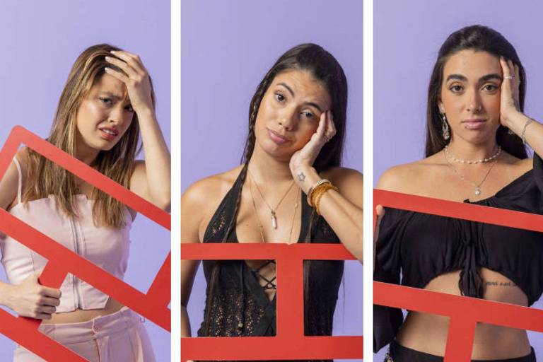 Beatriz, Fernanda e Giovanna se enfrentam no paredão do BBB 24