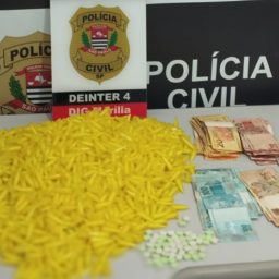 DIG de Marília prende em flagrante mulher com ecstasy, cocaína e R$ 2 mil