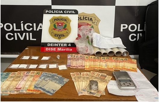 Especializada de Marília prende pai e filho por tráfico de drogas em Ocauçu