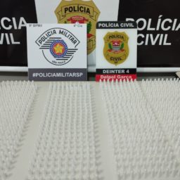 Cadeirante é preso com mais de 1,3 mil pinos com cocaína em Garça