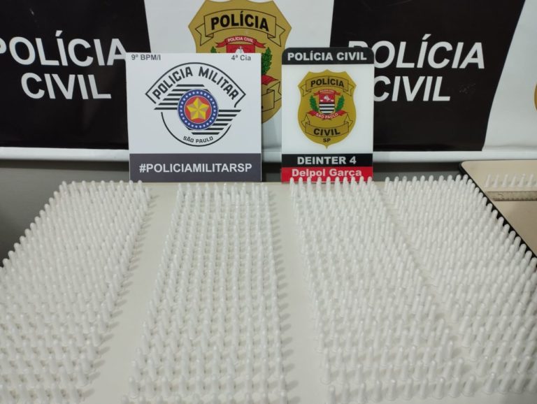 Cadeirante é preso com mais de 1,3 mil pinos com cocaína em Garça