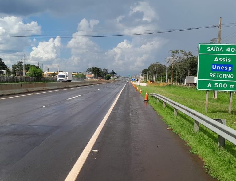 Rodovia Miguel Jubran terá interdição para construção de passarela em Assis