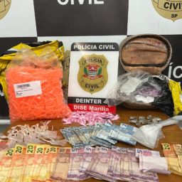 Polícia Civil prende carpinteiro com drogas, centenas de pinos vazios e dinheiro