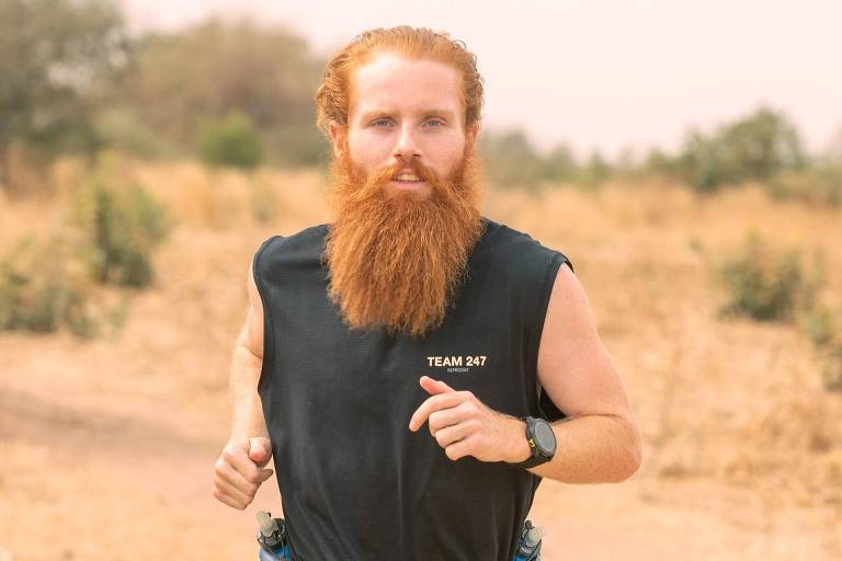 Britânico Russell Cook corre pela África e cruza continente inteiro em 352 dias
