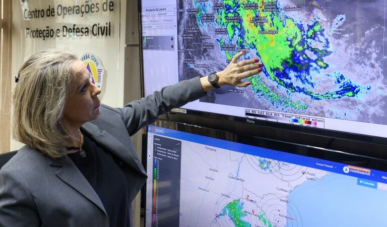 Defesa Civil alerta para tempestades neste fim de semana no Rio Grande do Sul