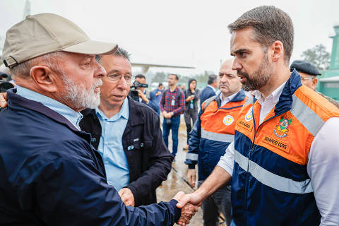 Lula e Leite adotam trégua na tragédia, mas aliados trocam críticas nos bastidores