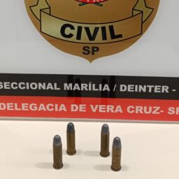 Homem é preso em Vera Cruz por posse ilegal de munição e tentativa de homicídio