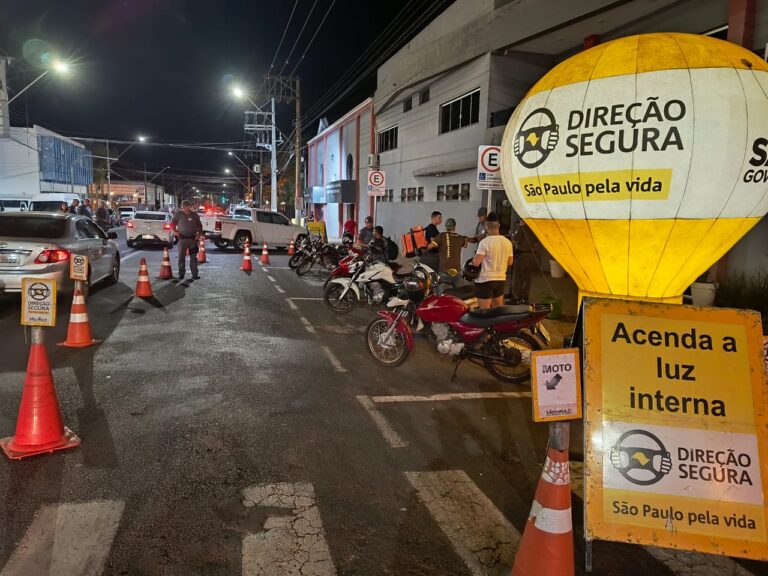 Operação contra baderna e embriaguez no trânsito surpreende e passa de 80 multas