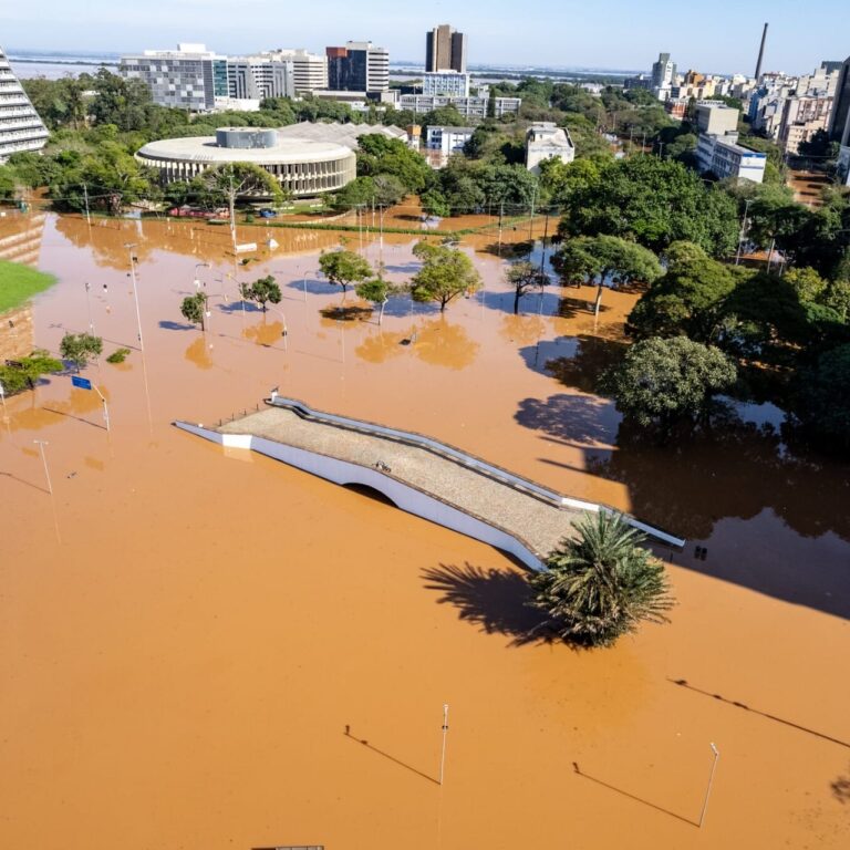 Após chuvas, nível do lago Guaíba sobe nove centímetros em cinco horas