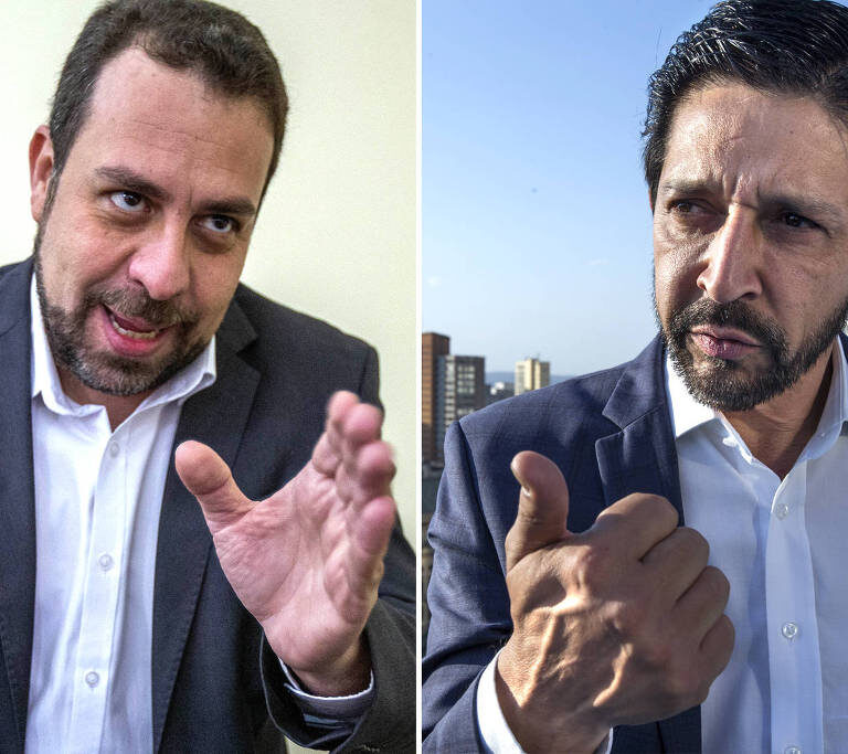 33% em SP dizem não votar em Boulos de jeito nenhum, e 24%, em Nunes, mostra Datafolha