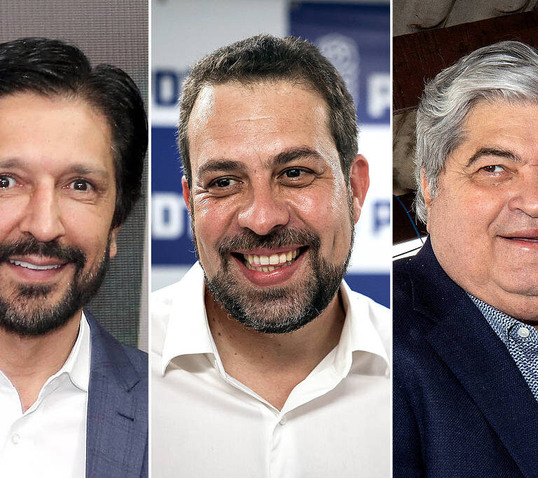 Nunes, Boulos e Datena empatam na disputa à Prefeitura de São Paulo, aponta Quaest