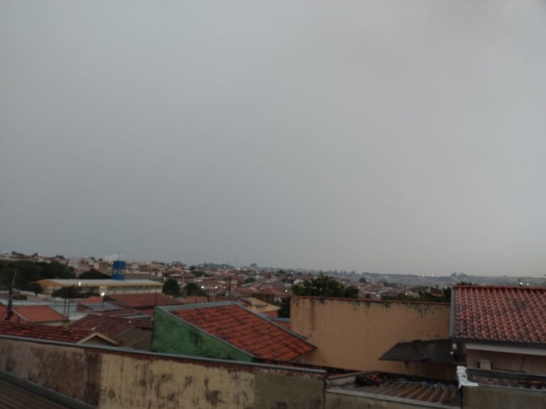 Chuva antecipa passagem de frente fria no fim de semana em Marília