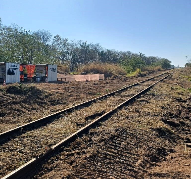 Rumo inicia limpeza de ferrovia para futura reativação do ramal em Marília