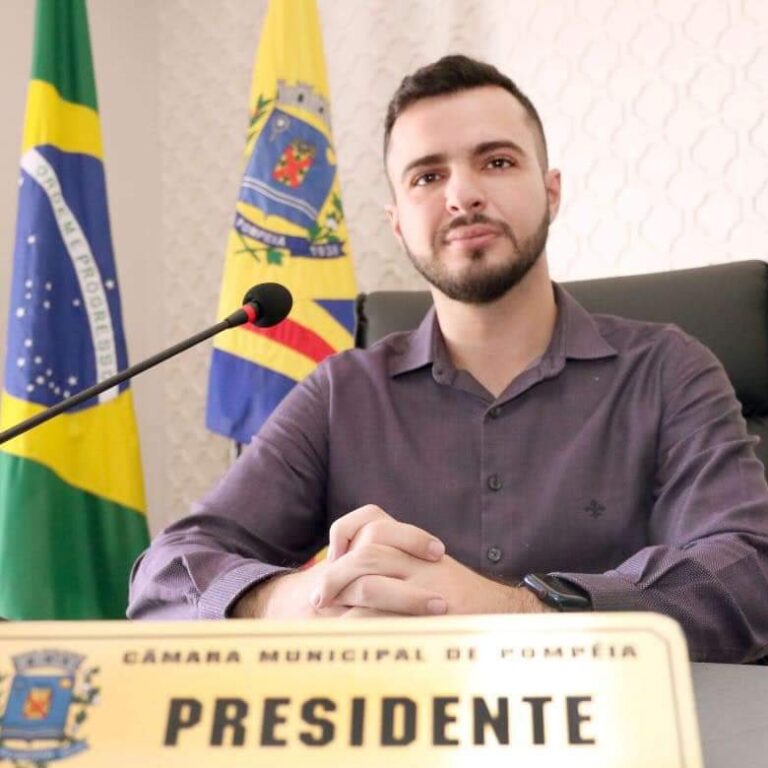 Vinho escolhe atual presidente da Câmara para ser seu vice em Pompeia