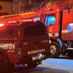 Incêndio em residência no Jardim Esplanada mobiliza Corpo de Bombeiros