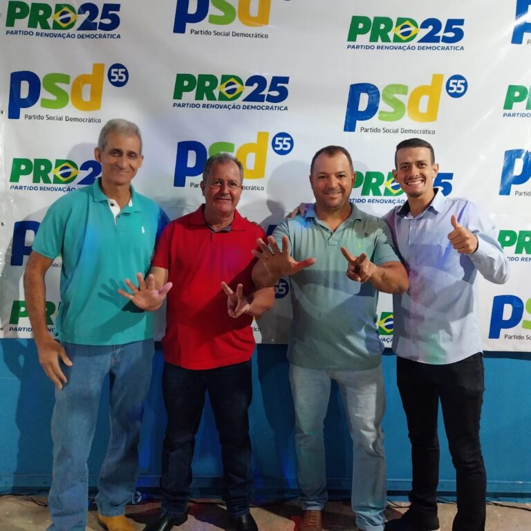 PSD realiza convenção em Lupércio para oficializar apoio ao ex-prefeito Fábio Mesquita