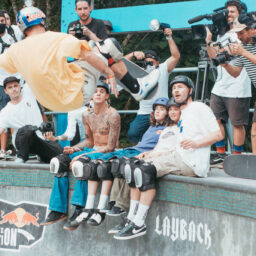 Amigos, Pedro Barros e Keegan Palmer se enfrentam novamente em final do skate park