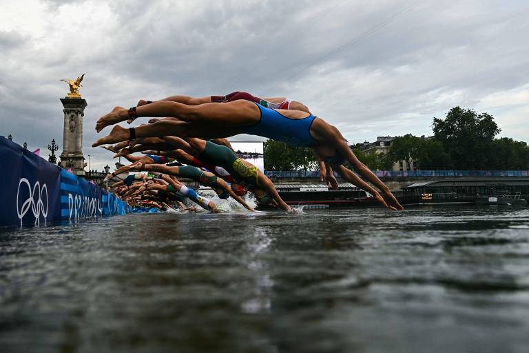 Triatlo brasileiro não teme ‘riscos’ do rio Sena: ‘Prontos para competir’