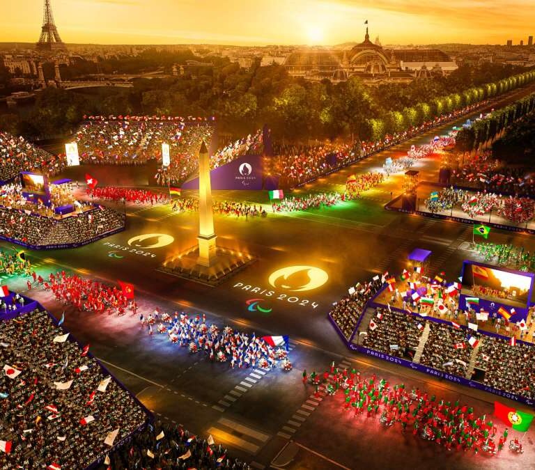 Abertura das Paralimpíadas troca o rio Sena pela avenida Champs-Elysées