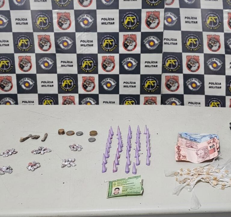 Trans é preso com crack, maconha e cocaína em ação da PM na Vila Barros