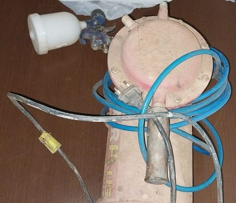 Homem é preso em flagrante após furtar compressor de ar na região