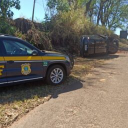 Motorista com drogas tenta fuga, provoca acidente e é preso pela Polícia Rodoviária Federal