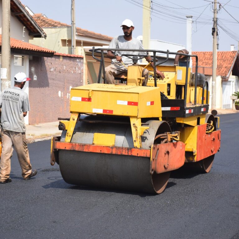 Pompeia aponta recapeamento de mais de 3,5 mil m² no Residencial Borasca