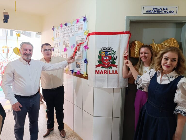 Marília inaugura a 15ª sala de amamentação da rede municipal de ensino