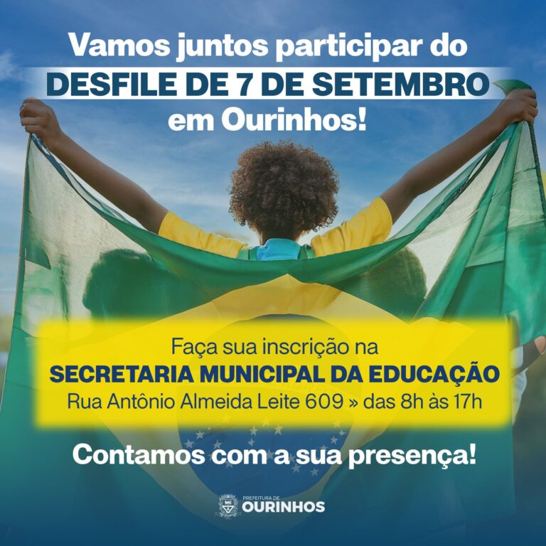 Entidades de Ourinhos podem fazer inscrição para desfile de Sete de Setembro