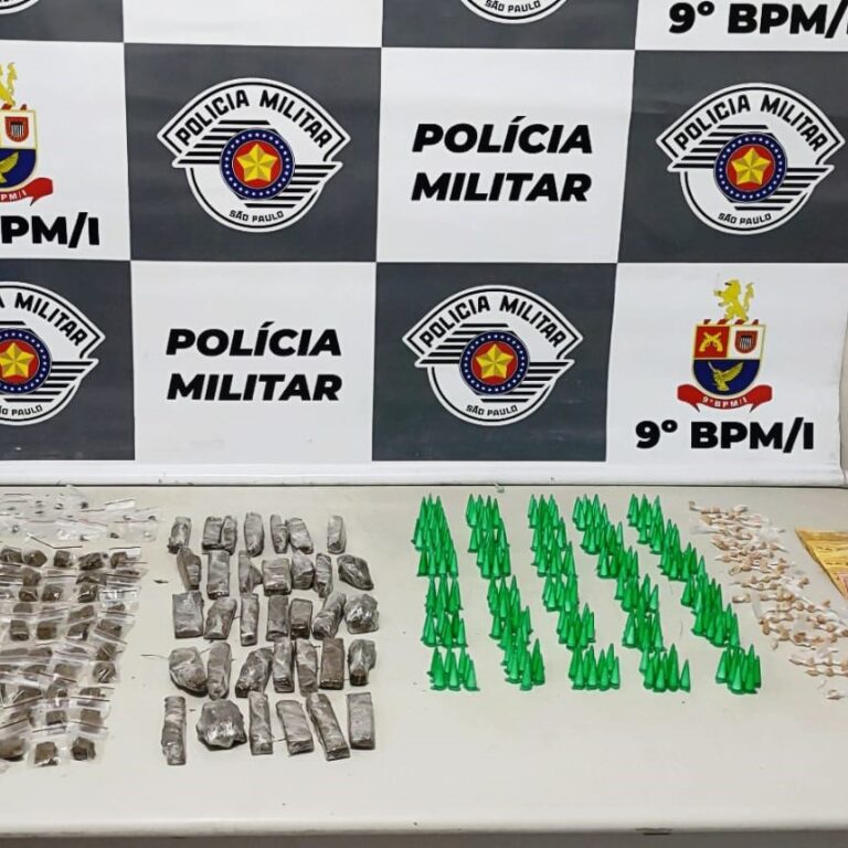 Menor é flagrado com quatro tipos de drogas no Argollo; ‘perdi R$ 5 mil’, disse à PM