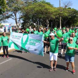 Caminhada pela Vida da Santa Casa de Marília é realizada na avenida das Esmeraldas