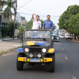 Vinicius Camarinha fecha campanha com grande carreata neste sábado