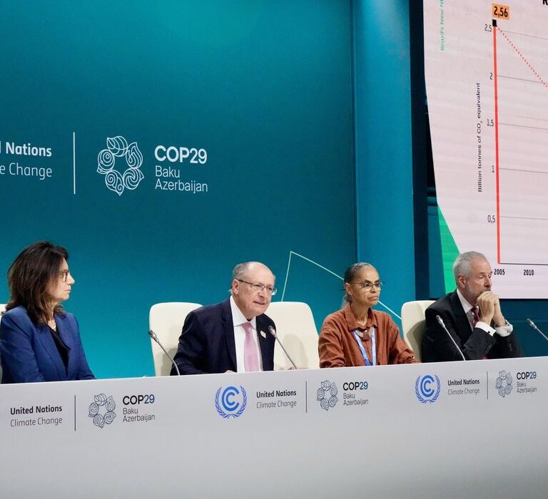 Brasil é segundo país a entregar meta de emissões de gases do efeito estufa na COP 29