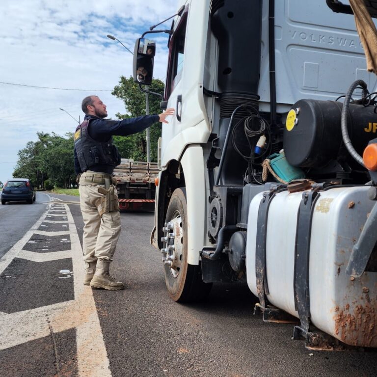 PRF e parceiros promovem ‘Comando de Saúde’ na Transbrasiliana em apoio a motoristas