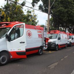 Marília conquista cinco novas viaturas para o Samu e para a frota da Saúde