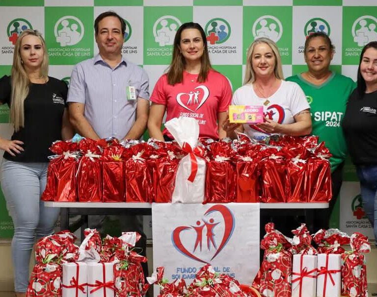 Santa Casa de Lins vai distribuir presentes para os pacientes e familiares na semana do Natal