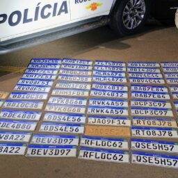 Traficante com 1,2 tonelada de maconha em caminhonete tinha estoque de placas frias