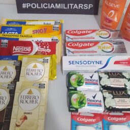 Polícia recupera itens de supermercado na região e mulher é presa em flagrante por furto