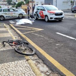 Ciclista morre atropelado por carreta na região central de Marília