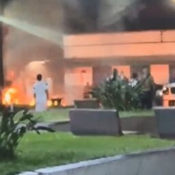 Morador da região de Marília tem o corpo incendiado em praça pública