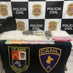 Ação conjunta prende suspeito com quase três mil porções de drogas na Vila Barros