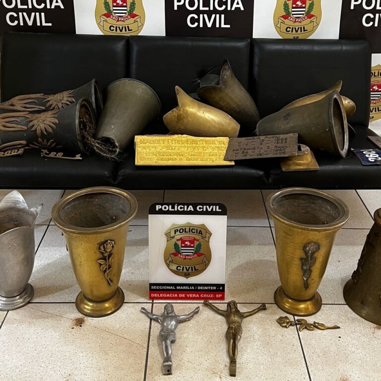 Dupla suspeita de fazer limpa no Cemitério de Vera Cruz é descoberta