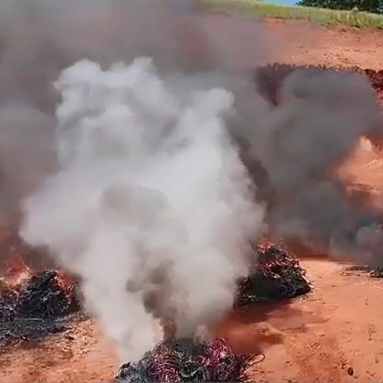 PM detém dois e apreende 260 quilos de fios de cobre em Pompeia