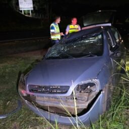 Motorista capota veículo na SP-294 e deixa o local antes da chegada da polícia