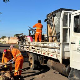 Operação Cata-Treco recolhe 20 toneladas no bairro Maracá