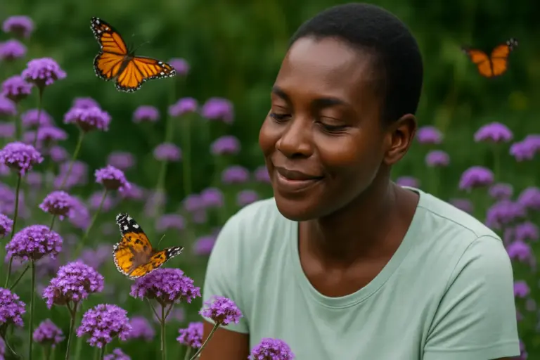 3 motivos para plantar verbena no jardim se você quer atrair borboletas