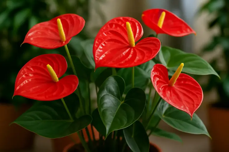 Antúrio em vasos: 2 truques para manter as flores vermelhas vivas por muito mais tempo