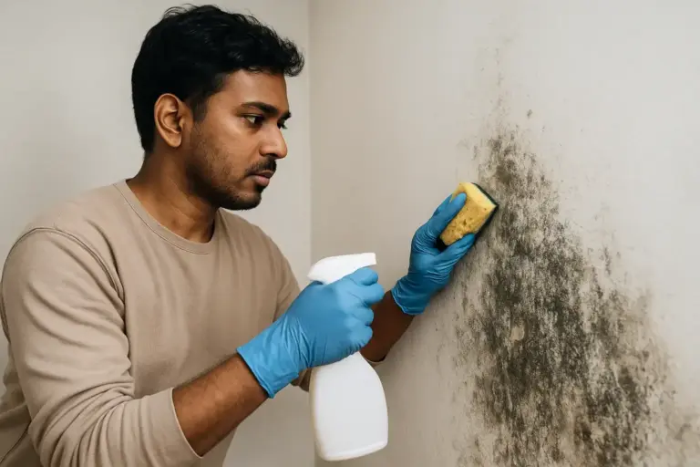 Como eliminar mofo da parede sem pintar de novo e sem usar cloro